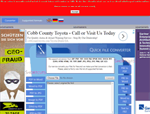 Tablet Screenshot of convertfileonline.com